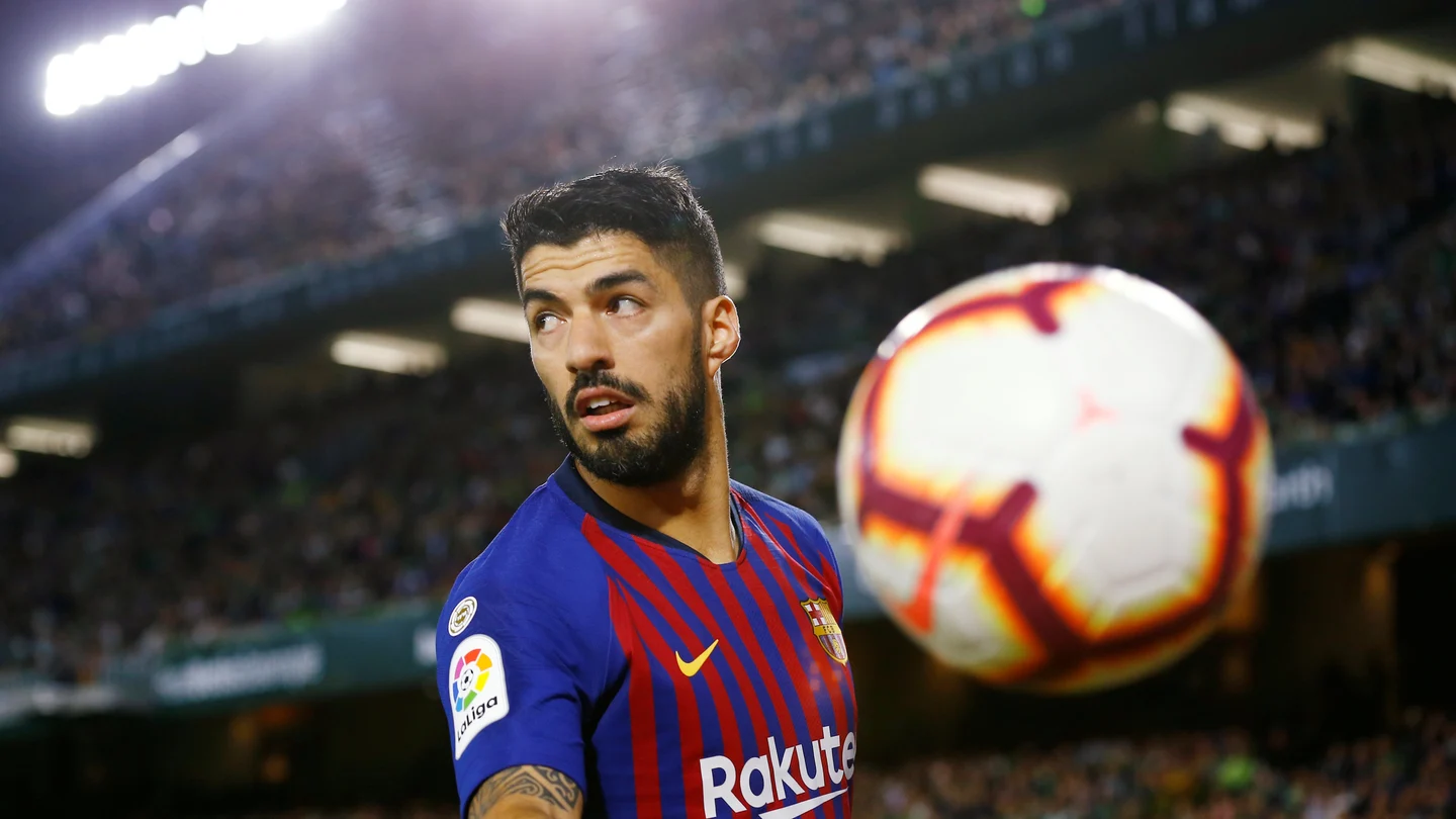 Luis Suárez, durante el partido con el Barcelona Luis Suárez, durante el partido con el Barcelona
