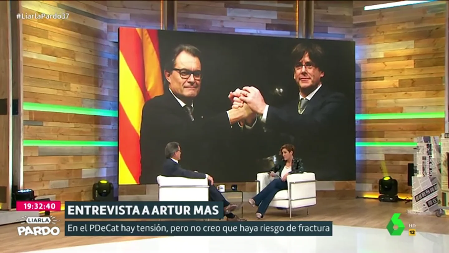 Artur Mas reconoce la "disfunciones internas" en el PDeCAT: "Hay tensión pero creo que riesgo de fractura no" Artur Mas reconoce la "disfunciones internas" en el PDeCAT: "Hay tensión pero creo que riesgo de fractura no"