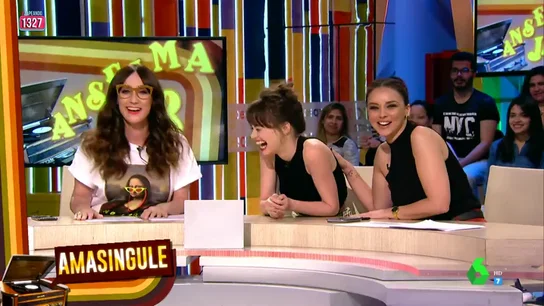 Chenoa, Ana Morgade y la actriz Guiomar Puerta Chenoa, Ana Morgade y la actriz Guiomar Puerta