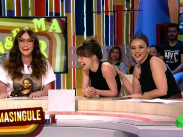Chenoa, Ana Morgade y la actriz Guiomar Puerta Chenoa, Ana Morgade y la actriz Guiomar Puerta