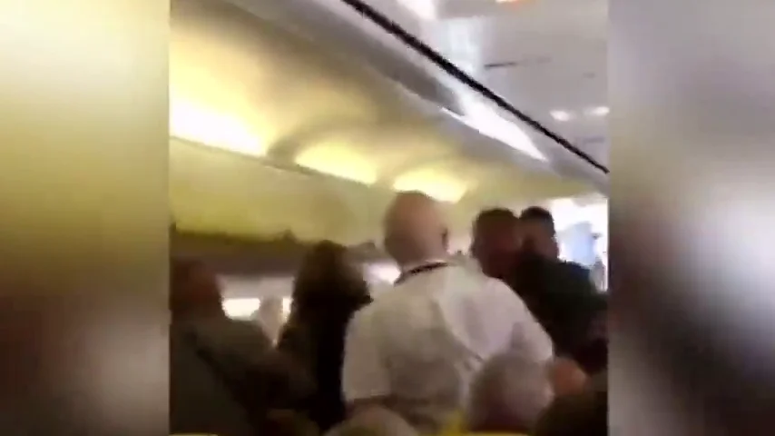 Pelea en un vuelo de Ryanair