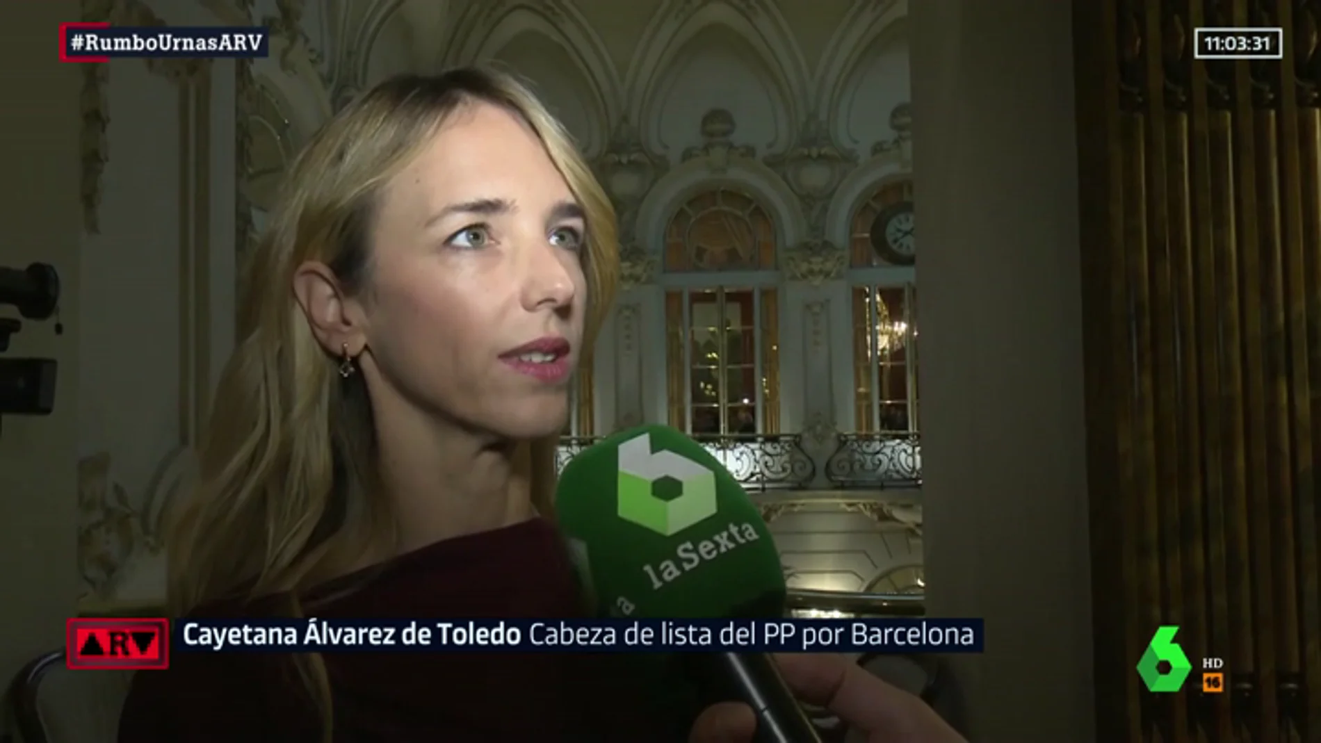 Cayetana Álvarez de Toledo, número uno del PP por Barcelona