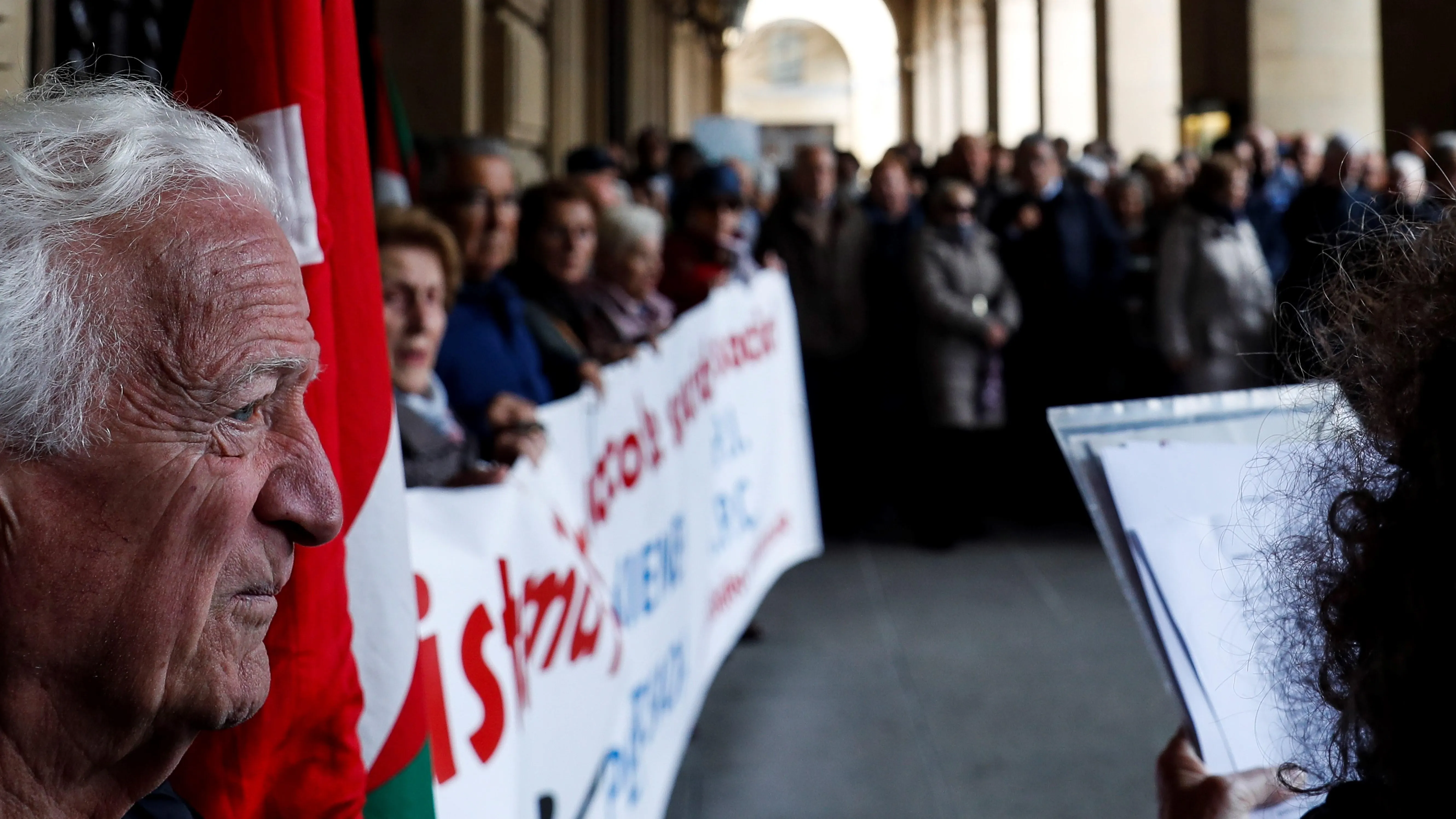 Los pensionistas donostiarras han vuelto a movilizarse