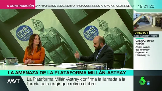 Manuela Carmena, El Gran Wyoming o Amenábar: las otras 'víctimas' de las demandas de la Plataforma Patriótica Millán-Astray Manuela Carmena, El Gran Wyoming o Amenábar: las otras 'víctimas' de las demandas de la Plataforma Patriótica Millán-Astray