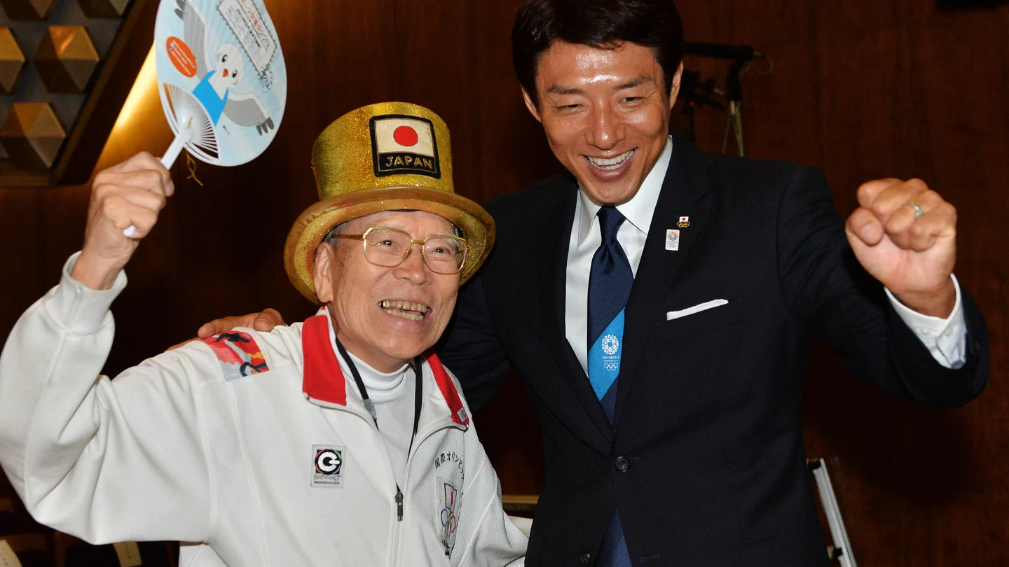 Naotoshi Yamada, en un acto en Japón Naotoshi Yamada, en un acto en Japón