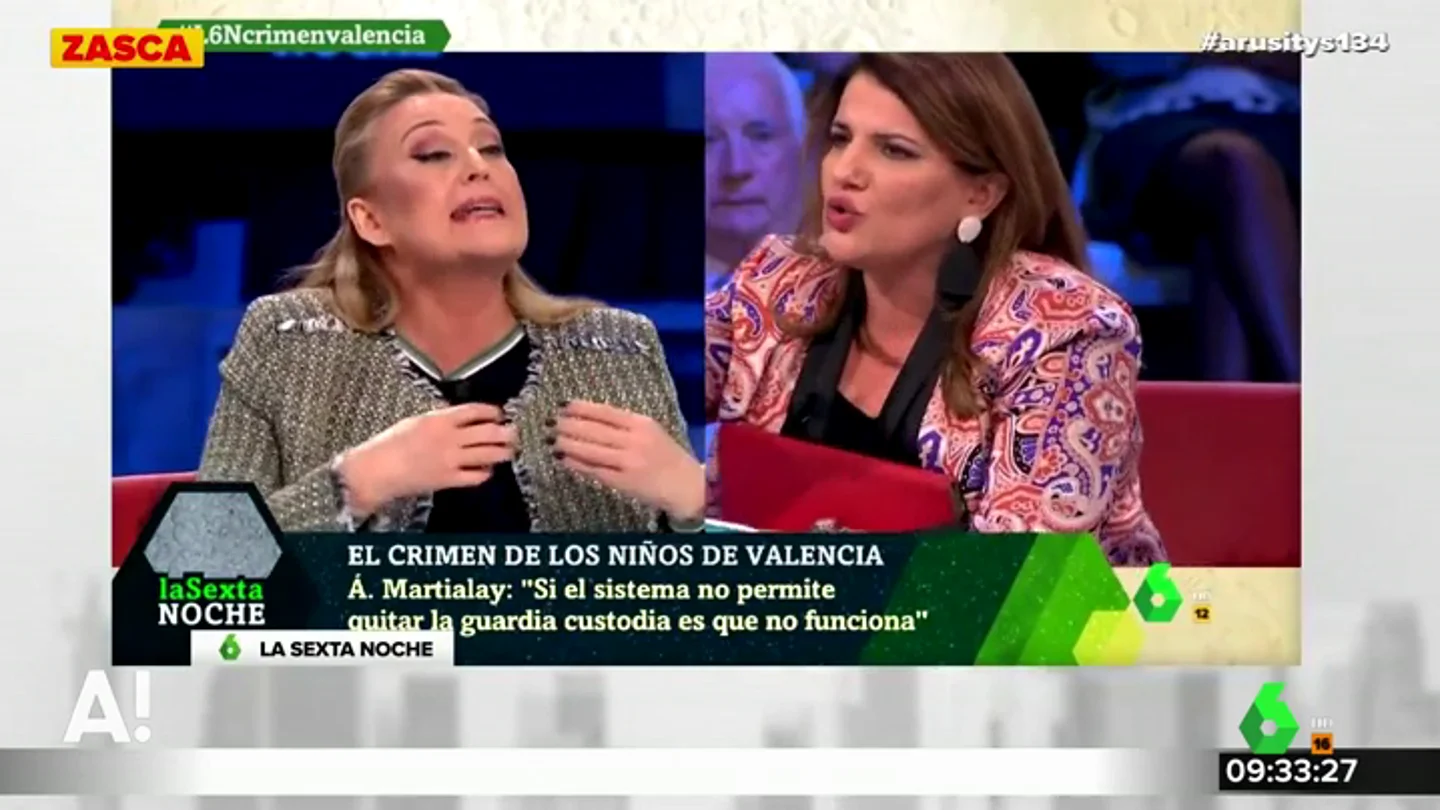 El enfrentamiento entre Elisa Beni y María Claver a cuento del crimen de Godella: "Decir que eso es clasista, es de ser imbécil" El enfrentamiento entre Elisa Beni y María Claver a cuento del crimen de Godella: "Decir que eso es clasista, es de ser imbécil"