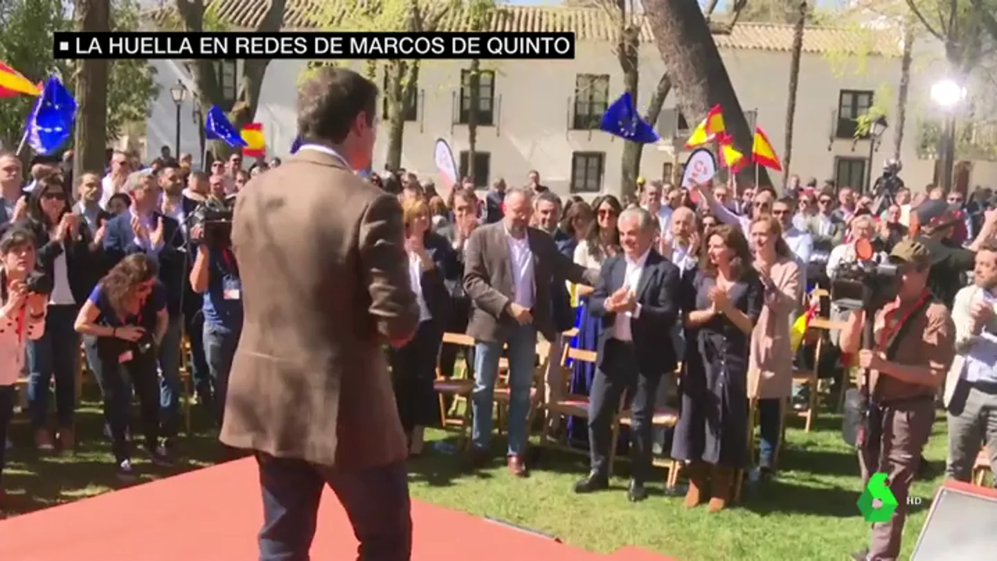 El perfil de Marcos de Quinto: tacha de "chiringuito" las asociaciones feministas y justifica el voto a Bolsonaro El perfil de Marcos de Quinto: tacha de "chiringuito" las asociaciones feministas y justifica el voto a Bolsonaro