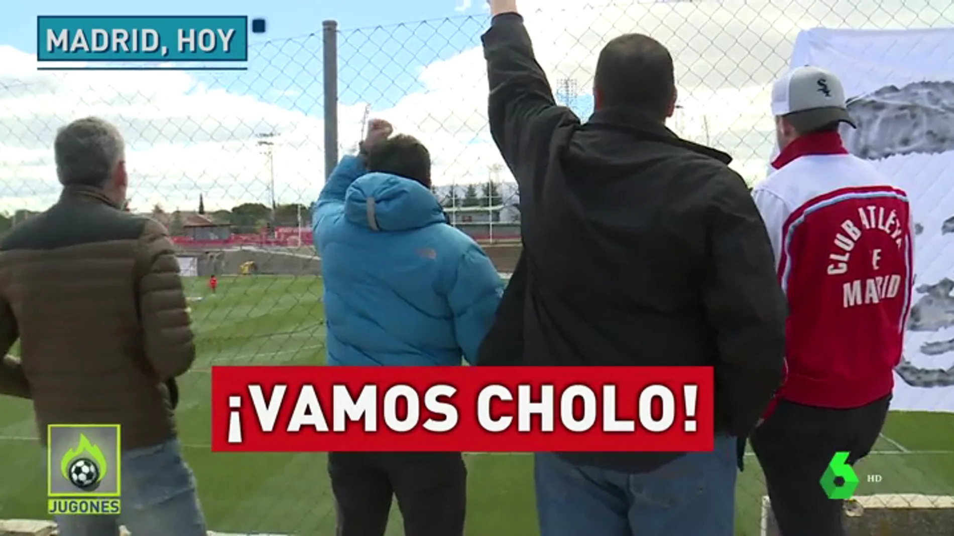 Aficionados del Atlético de Madrid muestran su apoyo a Simeone: "¡Cholo, tenemos memoria!"