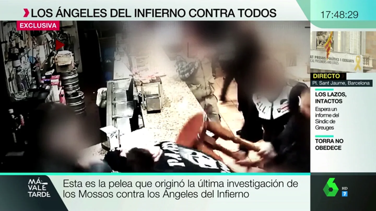 Así fue la pelea que originó la última investigación de los Mossos contra la banda 'Ángeles del Infierno' Así fue la pelea que originó la última investigación de los Mossos contra la banda 'Ángeles del Infierno'