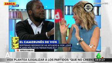 El duro enfrentamiento entre el camerunés de Vox y Susanna Griso: "Tienes 30 años, no tienes legitimidad para hablar de Franco"