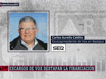 Carlos Aurelio Caldito, exvicepresidente de Vox en Badajoz Carlos Aurelio Caldito, exvicepresidente de Vox en Badajoz