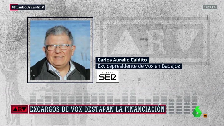 Carlos Aurelio Caldito, exvicepresidente de Vox en Badajoz