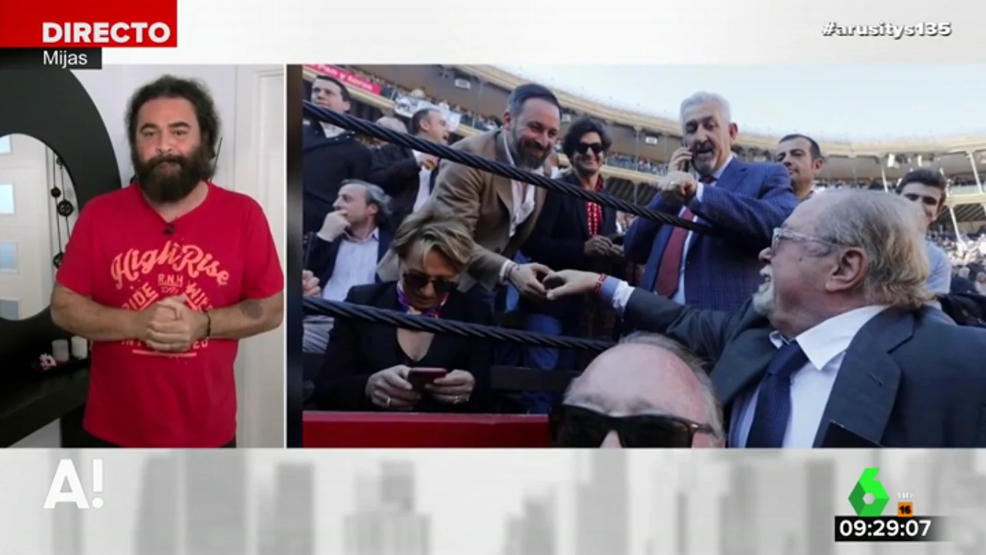 El Sevilla se moja y opina sobre la foto de Abascal, Esteso y Arévalo: "Mis amigos se van a cagar en mi padre cuando oigan lo que voy a decir" El Sevilla se moja y opina sobre la foto de Abascal, Esteso y Arévalo: "Mis amigos se van a cagar en mi padre cuando oigan lo que voy a decir"