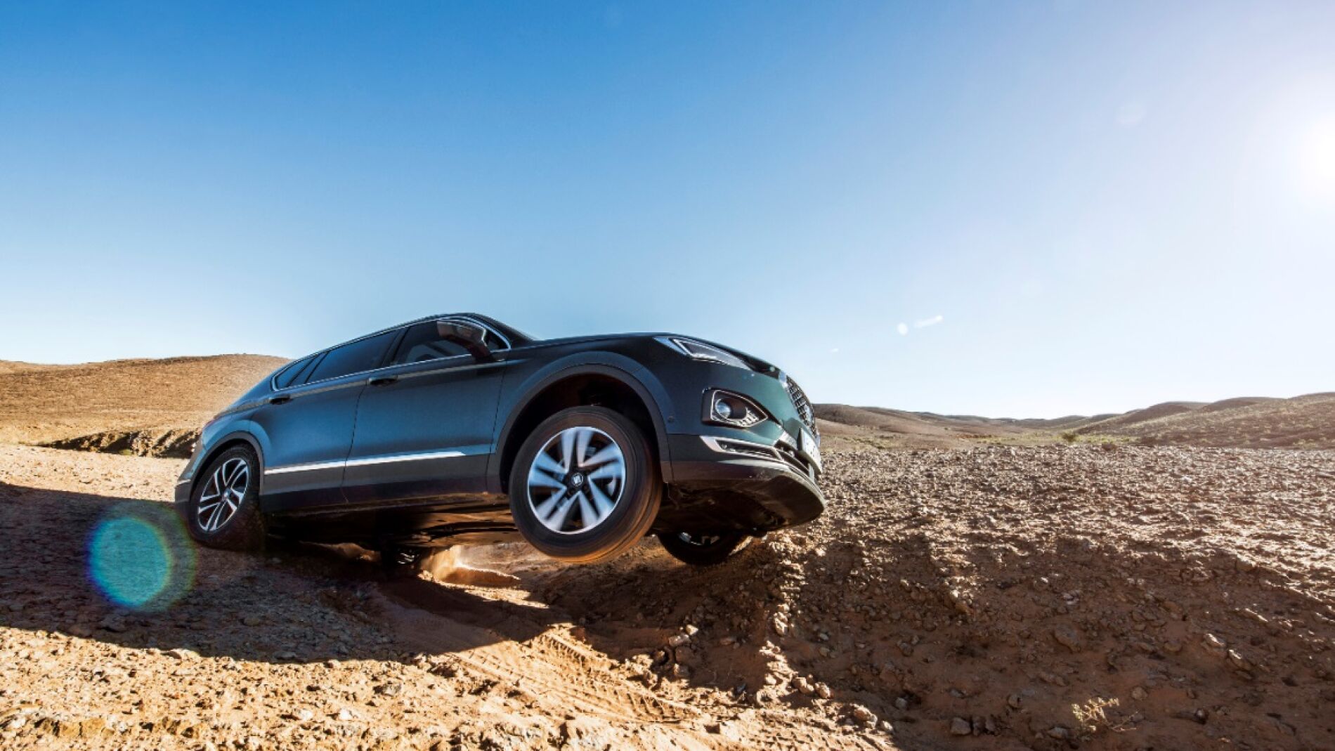El Seat Tarraco, a prueba en las dunas de Marruecos