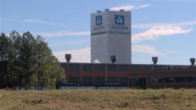 Vista de la planta de Alcoa