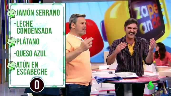 Miki Nadal y Jon Plazaola arrasan en el 'juego de las papillas' al adivinar los sorprendentes ingredientes que llevan