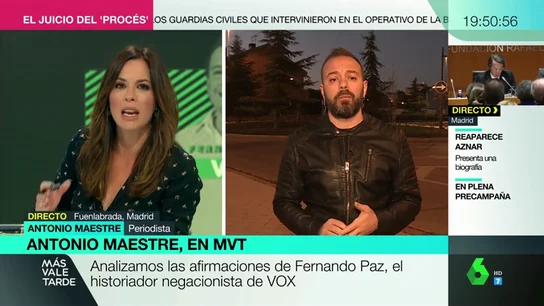 Antonio Maestre: "Abascal no puede defender el fichaje de Fernando Paz y decir quiénes son sus amigos filoterroristas" Antonio Maestre: "Abascal no puede defender el fichaje de Fernando Paz y decir quiénes son sus amigos filoterroristas"