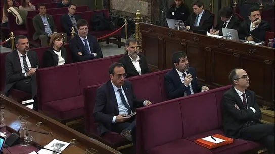Acusados en el juicio del 'procés' Acusados en el juicio del 'procés'