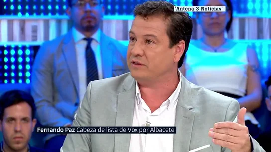 El cabeza de lista de Vox por Albacete, Fernando Paz El cabeza de lista de Vox por Albacete, Fernando Paz