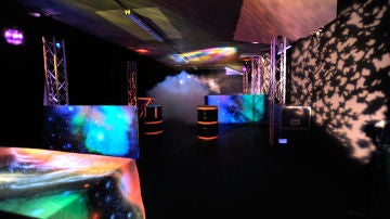 Un circuito de 'laser tag'