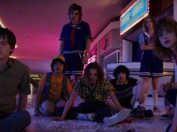 Parte del elenco de 'Stranger Things' en la tercera temporada. Parte del elenco de 'Stranger Things' en la tercera temporada.