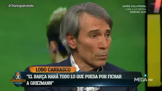 Lobo Carrasco: "El Barça va a hacer todo lo que pueda por fichar a Griezmann" Lobo Carrasco: "El Barça va a hacer todo lo que pueda por fichar a Griezmann"