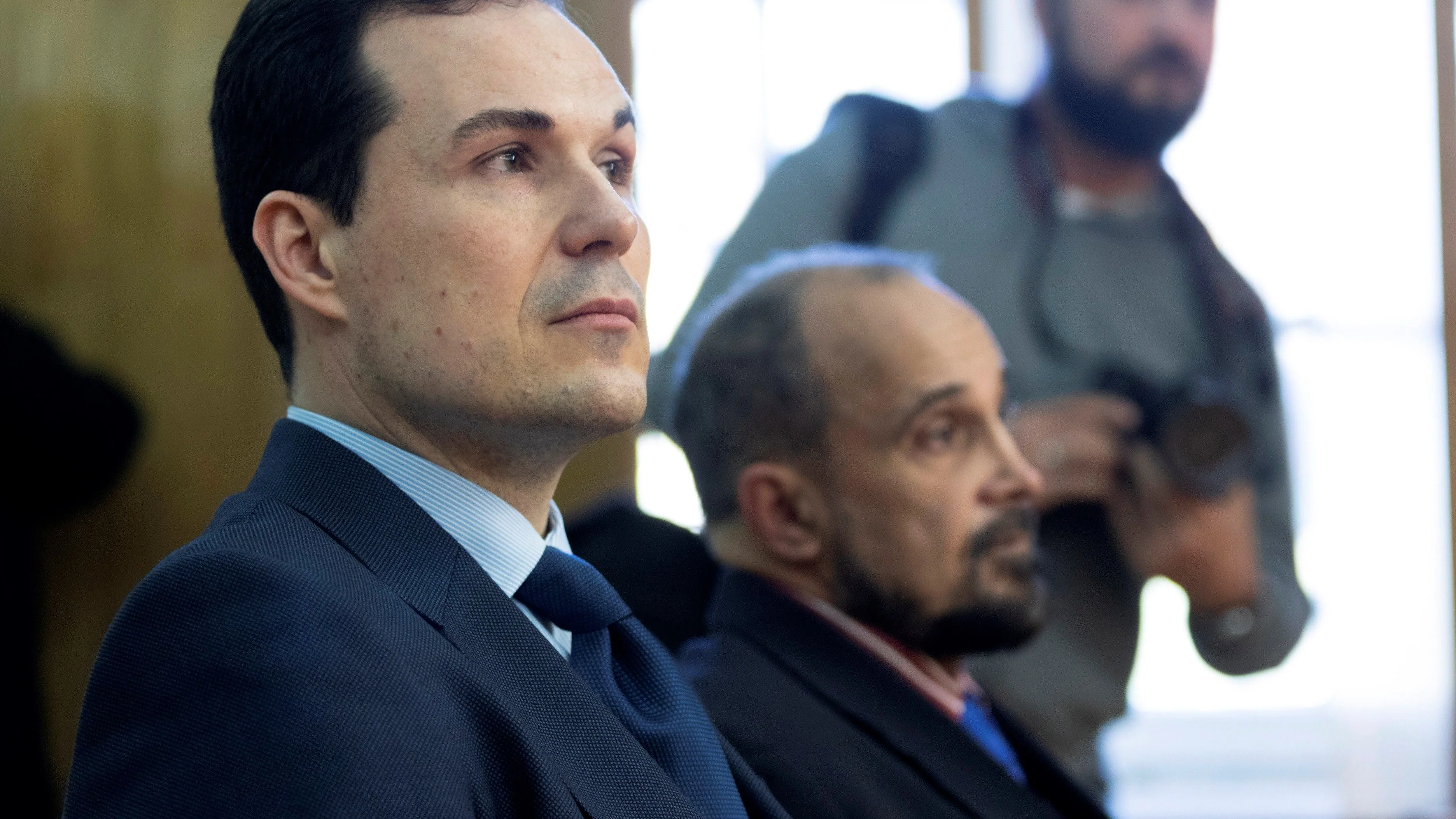 José Emilio Silvaje, en el banquillo de la Audiencia Provincial de Lugo.