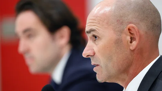 Paco Jémez, en su presentación con el Rayo Paco Jémez, en su presentación con el Rayo