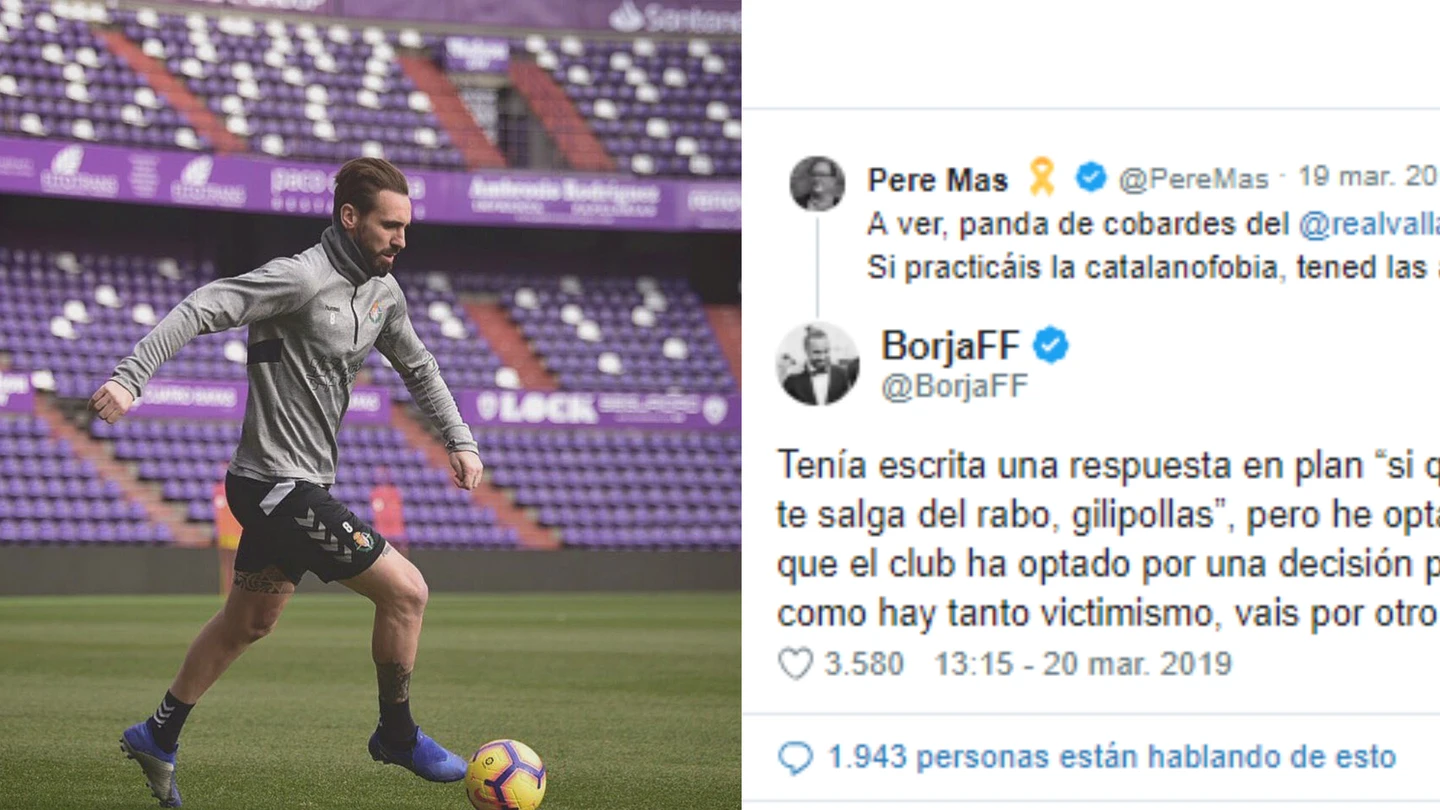 Borja, jugador del Valladolid Borja, jugador del Valladolid