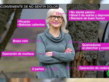 Jo Cameron, la mujer incapaz de sentir dolor y miedo por una mutación genética Jo Cameron, la mujer incapaz de sentir dolor y miedo por una mutación genética