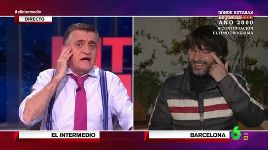 El divertido 'rifirrafe' entre Wyoming y Jordi Évole por la fiesta de El Intermedio: "No te ha llegado la invitación porque no te la he mandado" El divertido 'rifirrafe' entre Wyoming y Jordi Évole por la fiesta de El Intermedio: "No te ha llegado la invitación porque no te la he mandado"