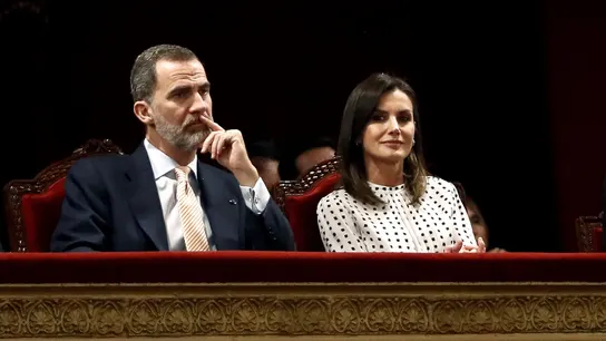 Los reyes Felipe VI y Letizia, durante la sesión inaugural del VIII Congreso Internacional de la Lengua Española Los reyes Felipe VI y Letizia, durante la sesión inaugural del VIII Congreso Internacional de la Lengua Española