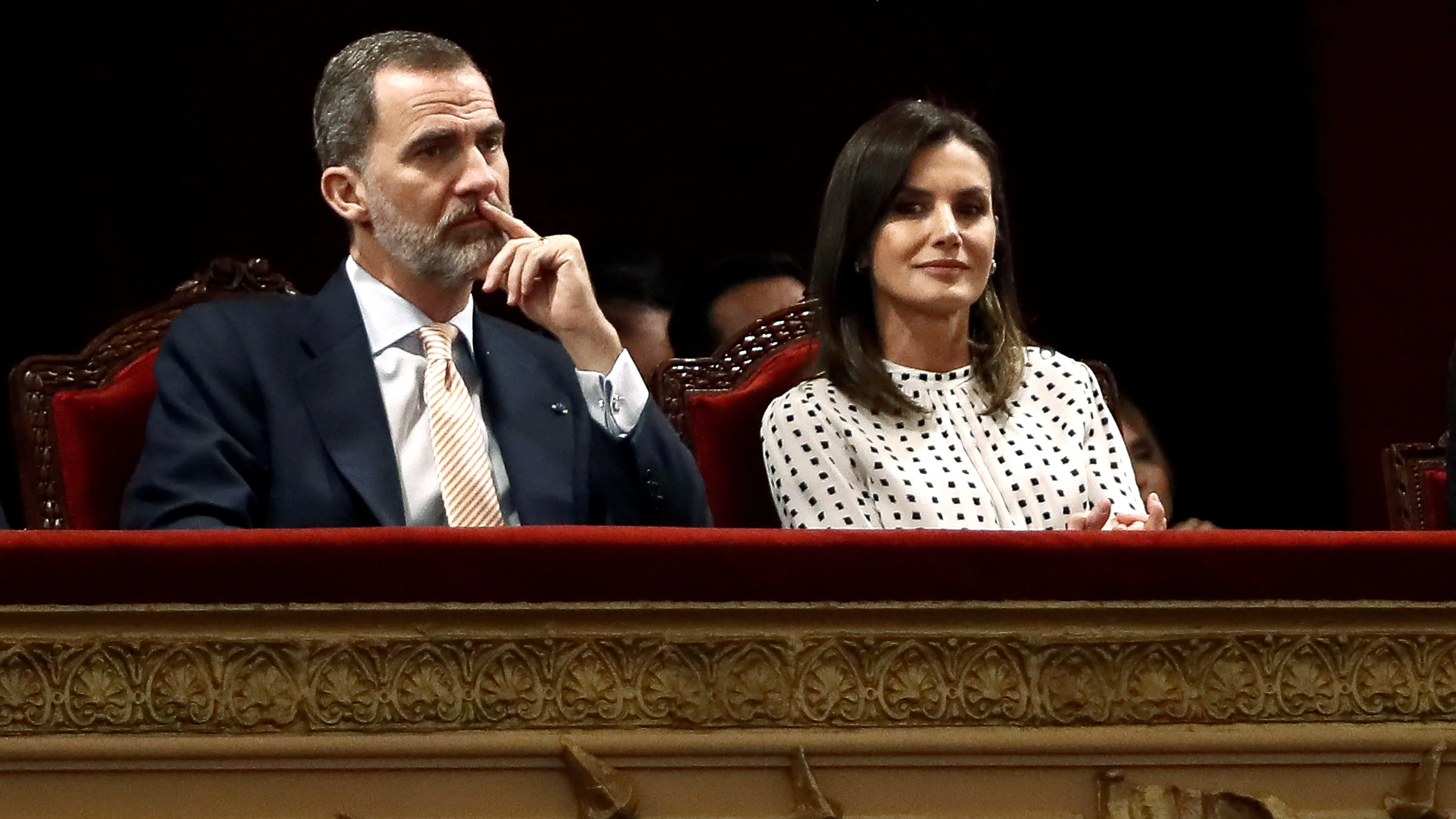  Los reyes Felipe VI y Letizia, durante la sesión inaugural del VIII Congreso Internacional de la Lengua Española 