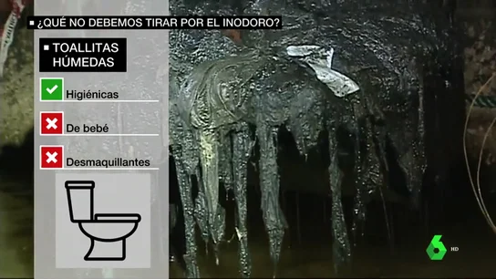 No te escandalices por 'monstruos de toallitas', y actúa: qué no debes tirar por el retrete No te escandalices por 'monstruos de toallitas', y actúa: qué no debes tirar por el retrete