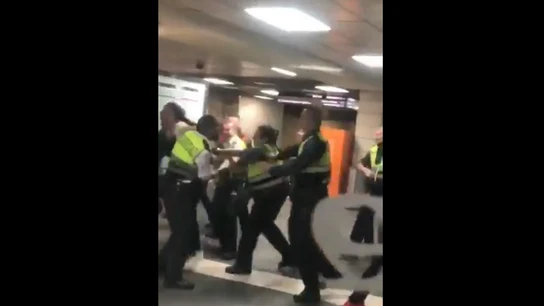 Agresión de varios vigilantes de Renfe Agresión de varios vigilantes de Renfe