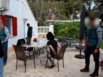 El detenido en su chalet de Mallorca El detenido en su chalet de Mallorca