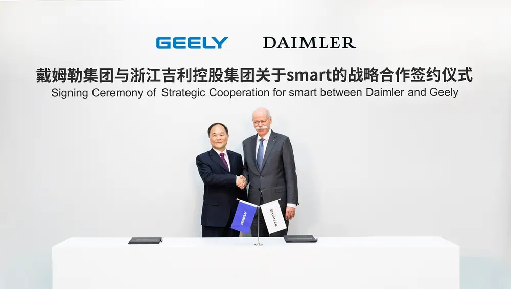 Acuerdo entre Daimler y Geely