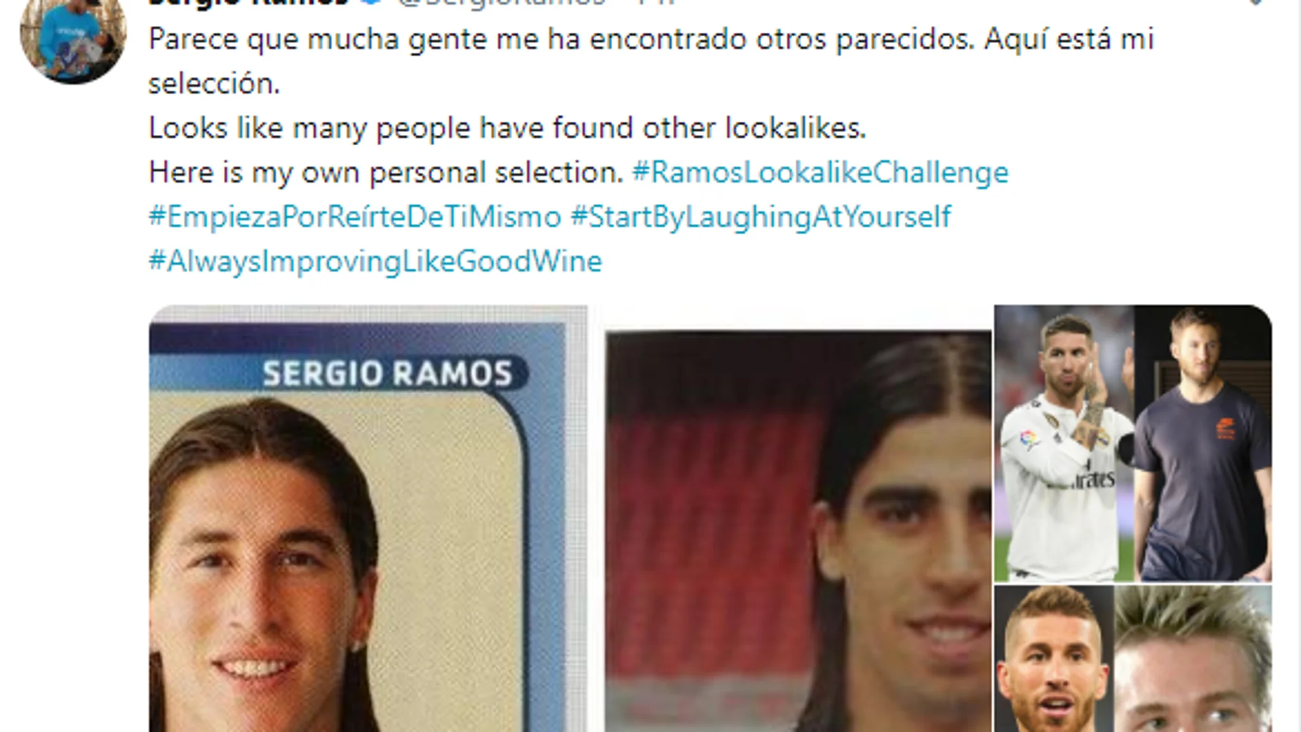 Tuit de Ramos sobre sus 'parecidos razonables'