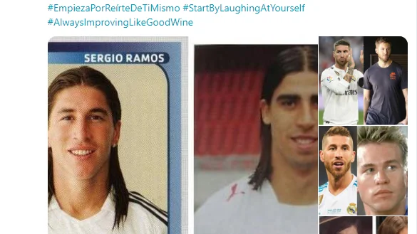 Tuit de Ramos sobre sus 'parecidos razonables' Tuit de Ramos sobre sus 'parecidos razonables'