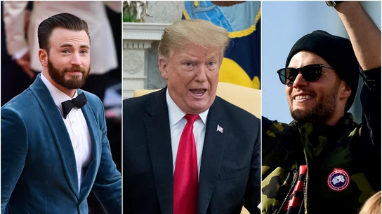 Chris Evans, enfrentado con Tom Brady por Donald Trump Chris Evans, enfrentado con Tom Brady por Donald Trump