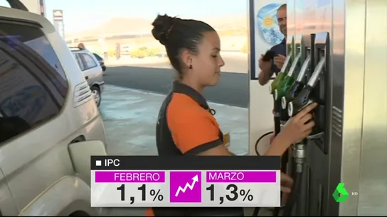El IPC sube hasta el 1,3% en marzo por el tirón de los carburantes El IPC sube hasta el 1,3% en marzo por el tirón de los carburantes
