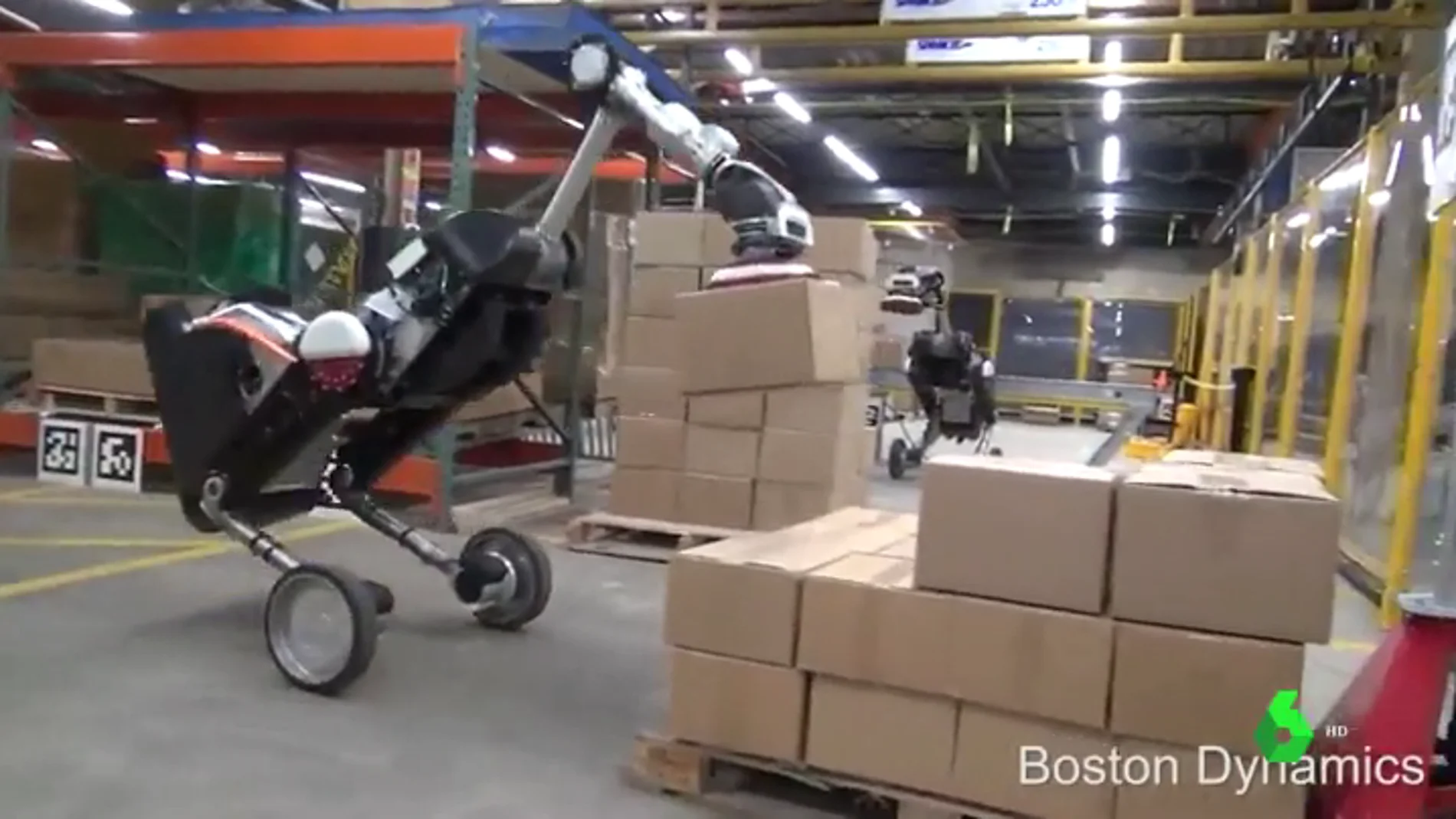 El robot 'Handle' ya puede transportar cajas y almacenarlas sin nadie que lo supervise
