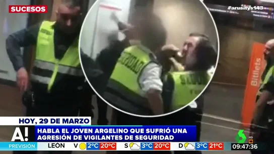 Habla el joven inmigrante agredido brutalmente por nueve vigilantes de Renfe Habla el joven inmigrante agredido brutalmente por nueve vigilantes de Renfe