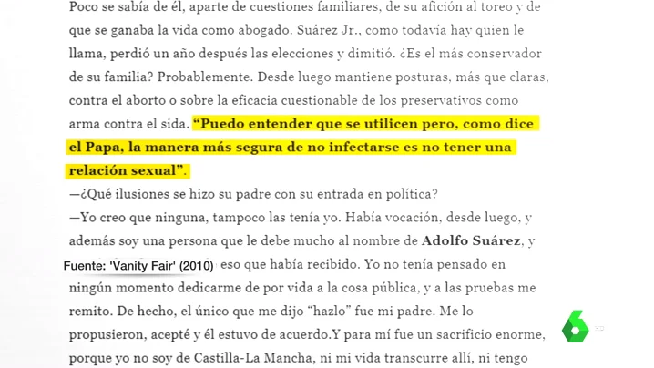 De guardias civiles, cebollas, preservativos y VIH: las otras polémicas de Suárez Illana