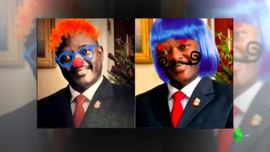 Garabatearon la foto en sus libros de texto, algo penado en Burundi Garabatearon la foto en sus libros de texto, algo penado en Burundi