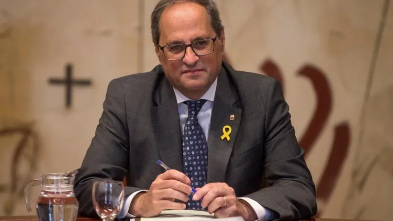 El presidente de la Generalitat, Quim Torra