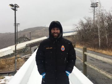 Ander Mirambell, olímpico español de Skeleton y seguidor 'perico' Ander Mirambell, olímpico español de Skeleton y seguidor 'perico'