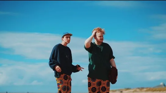 Stephen Fitzpatrick y Audun Laading, miembros de la banda Stephen Fitzpatrick y Audun Laading, miembros de la banda