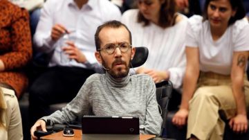 Pablo Echenique en un acto de Podemos