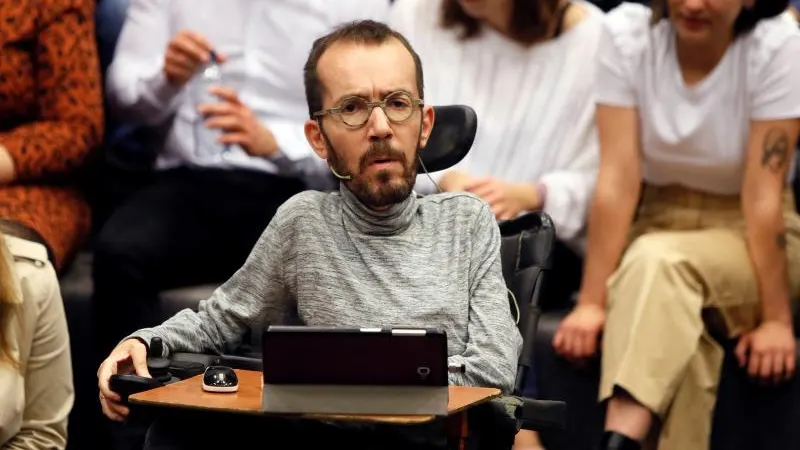 Pablo Echenique en un acto de Podemos